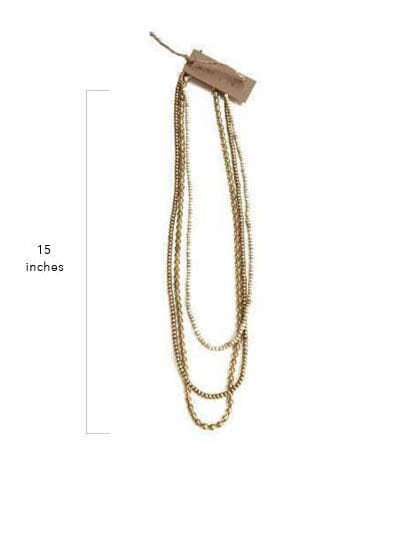 Layer Necklace Set | Metallic | Gold