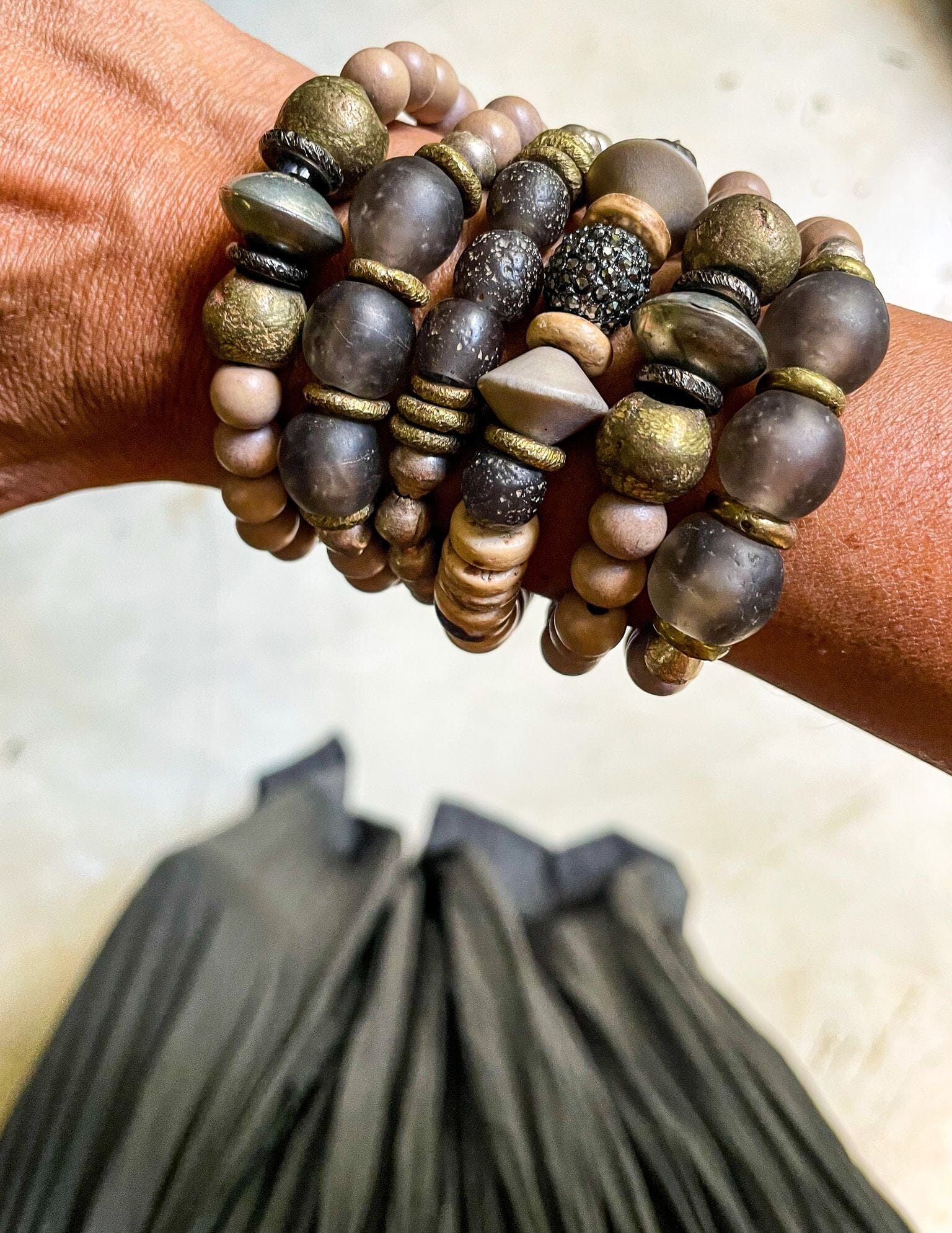 Stacked Single Bracelet | Pavé